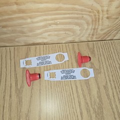 Propane Tank Valve Plug: POL Closes and seals LP Valve PACK OF 2 MADE IN USA New