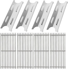 Grill Cooking Grates And Heat Plates Stainless Steel Kit for Master Forge BG179A