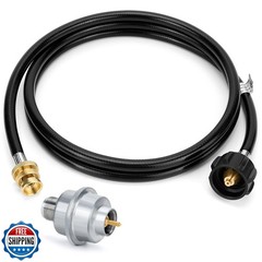 Propane Fuel Filter with 6FT Propane Adapter Hose, Detachable Propane F