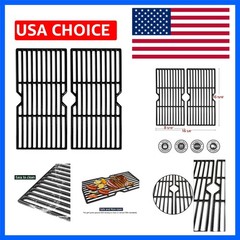 G460-0500-W1 Porcelain Cast Iron Grill Grates Replacement for Thermos 4616335…