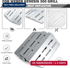 Genesis E-330 Grill Replacement Parts 4 Burners for Weber Genesis S-330 E-310 EP