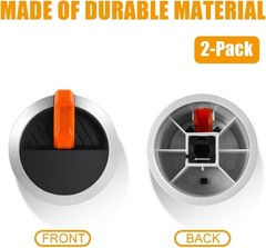 Gas Griddle Grill Orange Knobs Replacement for Blackstone 1666 1517 1554 1825…