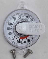 Lot of 5 Screw In Propane Horizontal Tank Sight Gauge Dial Remote Ready W/Screws