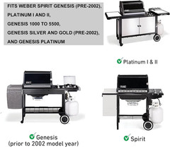 7509 Grill Igniter Replacement for Weber Genesis Spirit Silver Gold Platinum BBQ