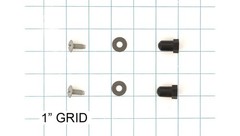 Weber Grill Part # 66681 – Hdwe Tank Glide Buttons Genesis 2017 Bb