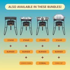 Concord Roadster Burner. 13 Cast Iron Single Propane Wok Burner. Dual