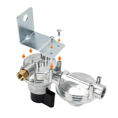 Onlyfire Rv Propane Regulator For Dual Tanks 2 Stage Auto Changeover Lp Propane