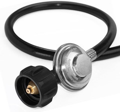 12 Feet Universal QCC1 Low Pressure Propane Regulator Grill Replacement with 12