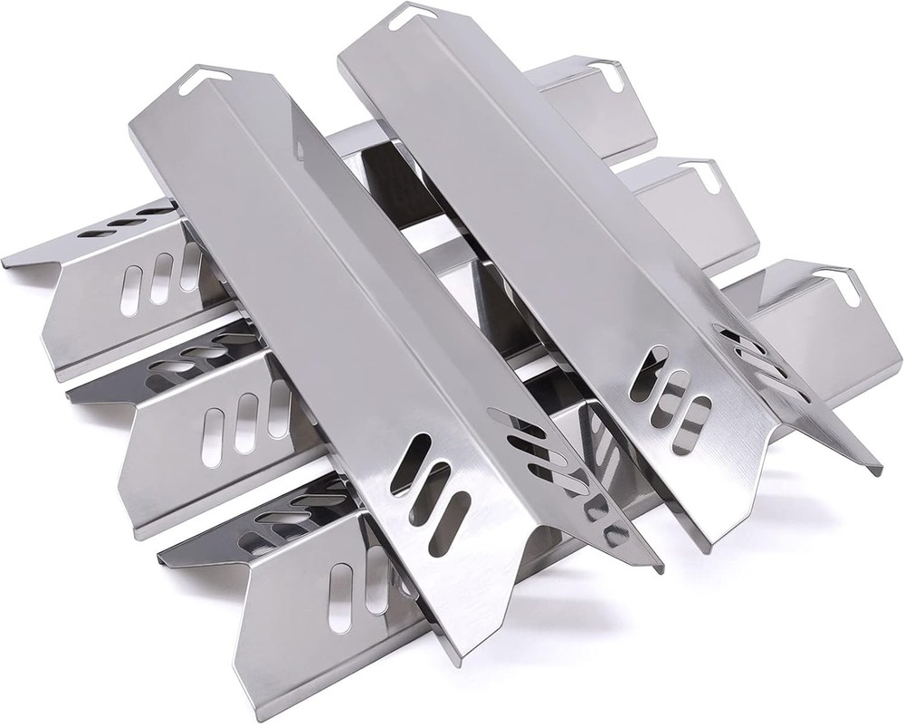 15 Inch Stainless Steel Grill Heat Tent Plate Gas BBQ Part Replacement Pack of 5