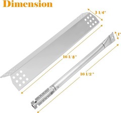 Grill Replacement Parts – Stainless Steel Heat Plates & Burners for BBQ Grills