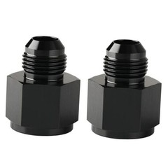 Flare Reducer Adapter Fitting Connector 12AN Female to 10AN Male Black – 2pcs