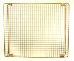 Set of Three 16¾” X 14″ Non-Stick Steel Smoker Grids with Stacking Legs