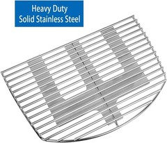 Solid Rod Stainless Steel Grill Cooking Grates for Weber Q300, Q320, Q3000, Q310