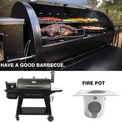 Fire Burn Pot Replacement Parts for Pit Boss Pro 1150/1160 Pellet Grill, Comp…