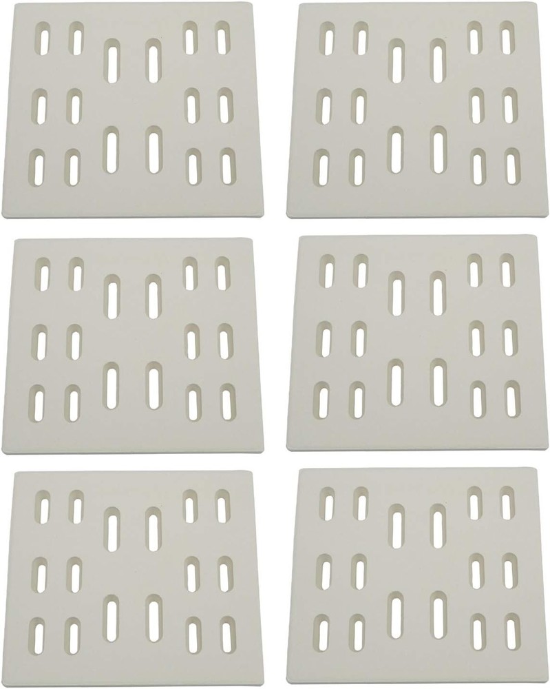 Bakers and Chefs Heat Plate DF101 8×7.25 Inch 6pk Ceramic Radiant