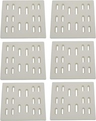 Bakers and Chefs Heat Plate DF101 8×7.25 Inch 6pk Ceramic Radiant