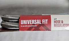 4 Foot Hose And Regulator For Propane Grills Universal By Master Forge Stainless