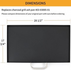 403-03005-01 Ash Pan Grill Replacement Parts for Dyna Glo Charcoal Tray DGN57…