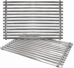 2 Pack 15″ Stainless Steel Cooking Grill Grates for Weber Spirit 200 Series …