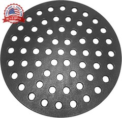 7441 Round 17″ Cast Iron Fire Grate, Charcoal Grates Bottom Plate Replacement Pa