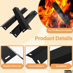 Stainless Steel Heat Plate & Burner Tube for Wood Pellet & Gas Combo Grill Parts