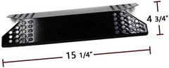Porcelain Steel Heat Plates 4-Pack 15 1/4″ for Nexgrill Members Mark BBQ Grills