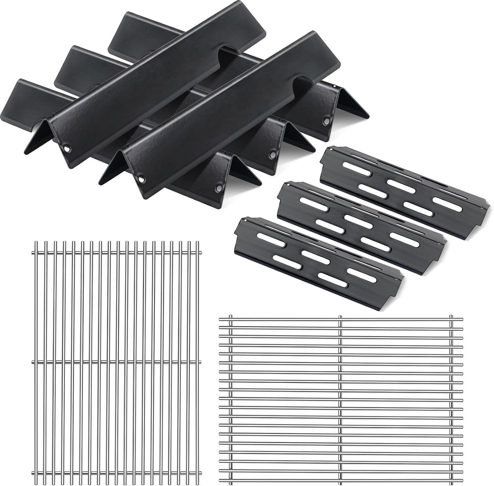 66095 Grill Grates with 66032 Flavorizer Bars for Weber Genesis 2 Grill Parts 30