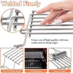 Grill Warming Rack for Weber Spirit Grill 7641 Warming Rack Spirit 300 Series, G