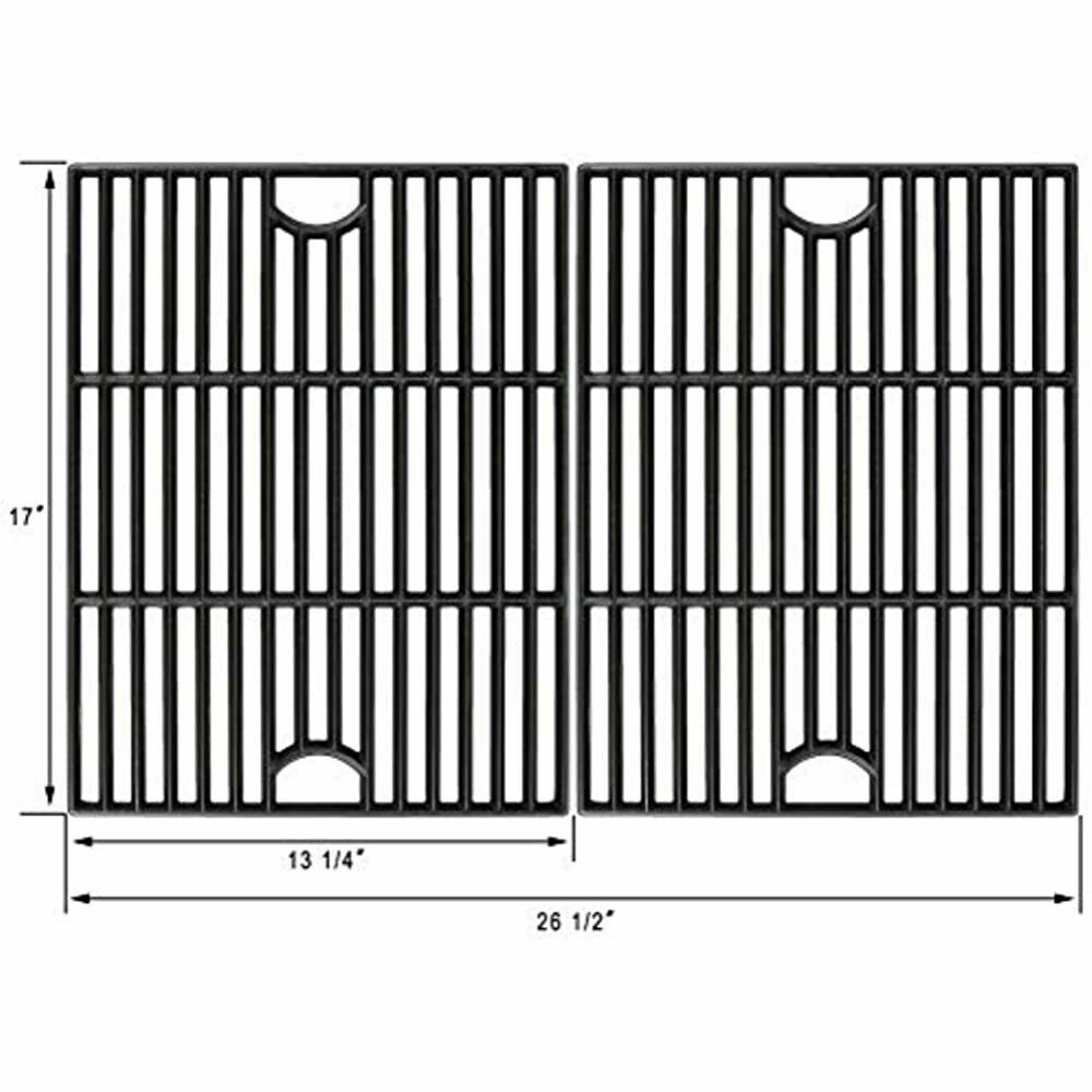 BBQ Gas Grill Cooking Grid Grate 2pcs Replacement for Nexgrill Uniflame Kenmore