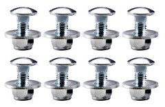 YBW Go-Cheers 8 Pack 710-0451 Stainless Steel Replacement Nuts/Bolts Fits MTD
