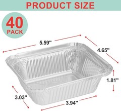 40 Packs 62007 Grill Grease Tray Liners for Napoleon Grill Accessories Prestige