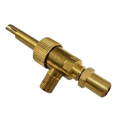 BBQ Gas Valve with Axial Control 65mbar 1/8-27 NPT Inlet for Kitchen Appliances