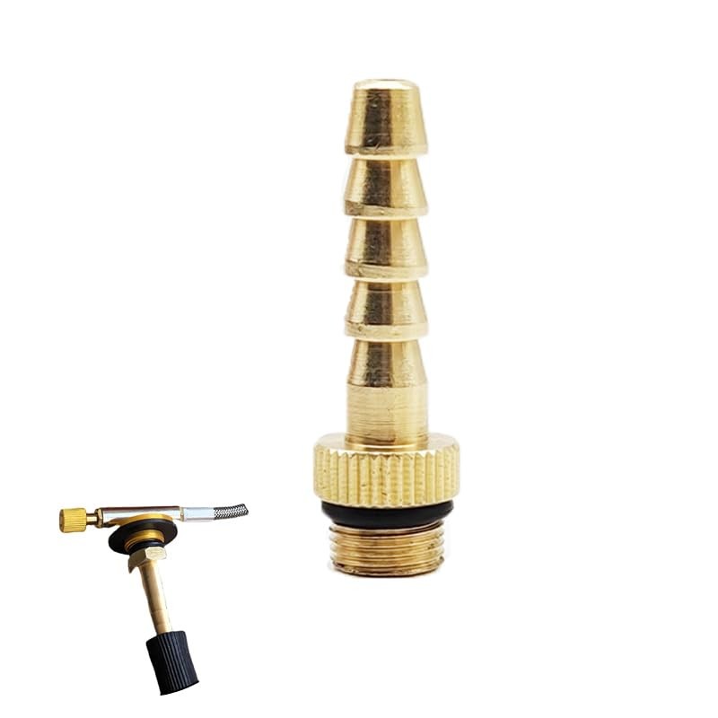 Camping Stove Hose Adapter with Barb Fitting Connector for Gas Extension Brai…