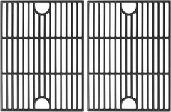 Grill Grates 17 Inch Cast Iron Replacement for Nexgrill and Charbroil Models