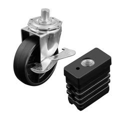 G515-0082-W1 Grill Wheels Replacement Parts for Charbroil Caster Socket G408-003