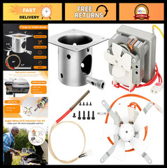 Induction Fan Kit & Auger Motor for Traeger & Pit Boss Grills, Hot Rod Ignitor