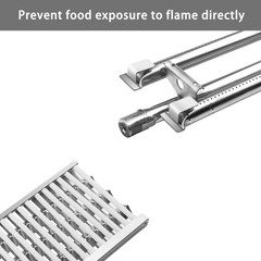 DCS Radiant Tray Ceramic Rod Complete Grill Heat Plate and Stainless Steel Gr…