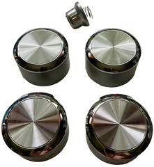 KITCHENAID GAS GRILL KNOB SET FOUR (4) METAL KNOBS with IGNITER