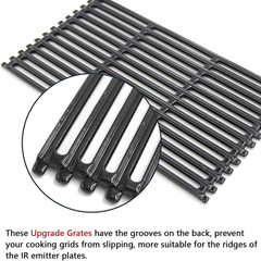 17 Inch Porcelain Coated Cast Iron Grates for Charbroil Commercial Tru Infrared