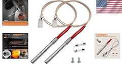 Upgraded Pellet Grill Igniter with 2 Fuses & Screws – Fits Traeger & Pit Boss