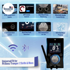 Upgraded Wifi Controller Replacement for Pit Boss、Traeger、Z Grills、Asmoke Pellet