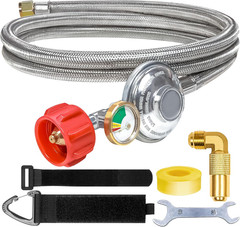 6Ft Stainless Braided Propane Regulator Hose for Blackstone Grill 20Lb Tank