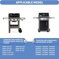 Heat Deflector And Cooking Grids Parts For Weber Spirit 300 and GS4 Spirit II…