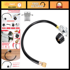 Propane Regulator with Hose for Napoleon Grills – Type-1 QCC1 Replacement, Gas G