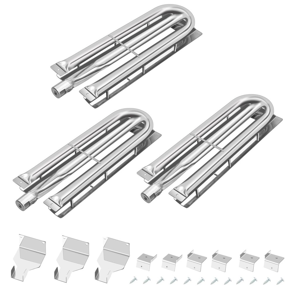Derurizy Stainless Steel Burner Tube Gas Grill Replacement Parts for Select V…