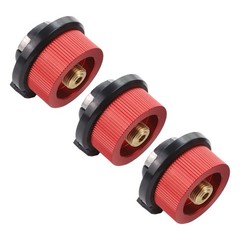 3 PCS Camping Gas Adapter Set for Safe and Easy Butane to Isobutane Conversion