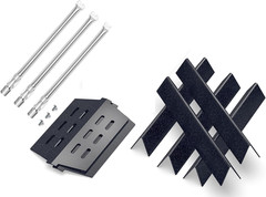 Grill Burner Tubes Flavorizer Bars Heat Deflectors Parts for Genesis 300 Series
