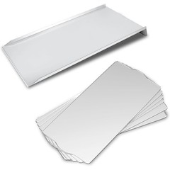Drip Tray Heat Baffle BAC410 Drip Tray Liners Replacement Parts Kit for Traeger