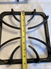 Stove Grates Replacement Gas Range Cast Iron Burner Grate Set 4 Pack 8.75″W Squa
