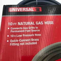 Universal 10 ft. Natural Gas Hose ——336—— New In Open Box